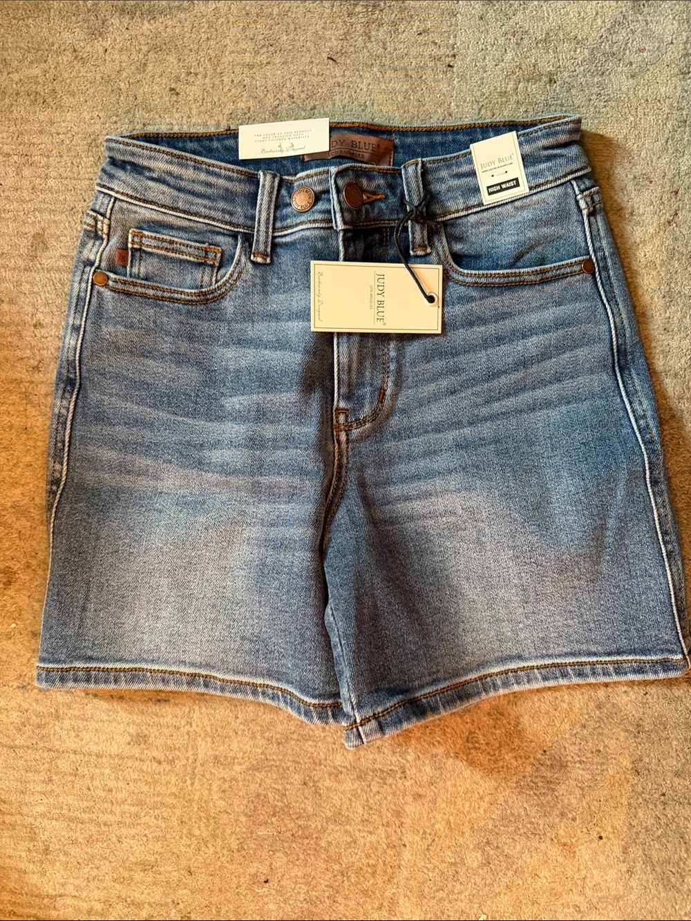 Judy Blue Small Stretchy Blue Jean Shorts